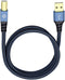 Oehlbach USB Plus B - USB 2.0 kabel - 10 m - Blauw Zwart