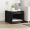 vidaXL - Kattenbakkast - 47x59x42 - cm - bewerkt - hout - zwart