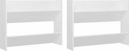 vidaXL-Wandschoenenkasten-2-st-80x18x60-cm-spaanplaat-wit