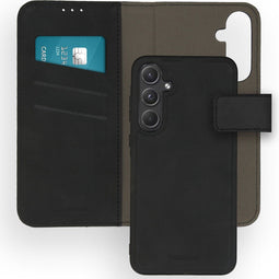 iMoshion Hoesje Geschikt voor Samsung Galaxy A55 Hoesje Met Pasjeshouder - iMoshion Uitneembare 2-in-1 Luxe Bookcase - Zwart