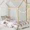 Dekbedovertrek set HappyFriday Moshi Moshi Rabbit Family Multicolour Bed van 80 2 Onderdelen