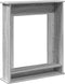 vidaXL - Haardombouw - 75x20x87,5 - cm - bewerkt - hout - grijs - sonoma - eikenkleur