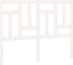 vidaXL - Hoofdbord - 165,5x4x100 - cm - massief - grenenhout - wit