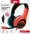 Nacon Stereo Gaming Headset V1 - Over-Ear - 40 mm speakers - Neon Rood/Blauw