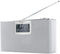Soundmaster DAB700WE - Portable Radio - DAB+ FM Bluetooth USB micro-SD - Wit Zilver