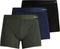 JACK&JONES JACBASIC BAMBOO TRUNKS - Boxershorts - 3-pack - Forest Night (3 stuks)