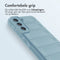imoshion Hoesje Geschikt voor Samsung Galaxy S22 Hoesje Siliconen - imoshion EasyGrip Backcover - Lichtblauw