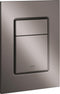 GROHE Skate Cosmopolitan S - Bedieningspaneel Toilet - Dual Flush - Hard Graphite (glanzend antraciet) - Slank formaat