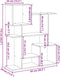 vidaXL - Kamerscherm - / - boekenkast - 92x29x112 - cm - hout - betongrijs