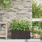 vidaXL - Tuinplantenbakken - met - Waterirrigatiesysteem - - - 2 - stuks - - - Bruin