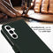 Selencia Samsung Galaxy A55 - Echt Lederen Bookcase - 3 Pashouders - Groen