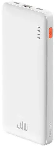 Baseus Airpow 10000 - Powerbank 10000mAh - 1x USB-A 1x USB-C - Wit