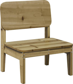 vidaXL - Tuinstoel - 60x52,5x72 - cm - geïmpregneerd - grenenhout