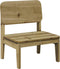 vidaXL - Tuinstoel - 60x52,5x72 - cm - geïmpregneerd - grenenhout