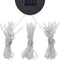 vidaXL - Prieel - met - gordijn - en - LED-lichtslinger - 3x3 - m - aluminium - crème