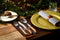 Laguiole Style de Vie Botermessen Luxury Line - 4-delig - Olijfhout