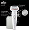 Braun Silk·épil 9 - Epilator - MicroGrip 40 pincetten - Goud Wit