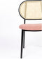 Zuiver Spike Eetkamerstoel Naturel Rotan/ Roze