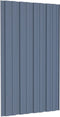 vidaXL - Dakpanelen - 36 - st - 80x45 - cm - gegalvaniseerd - staal - grijs