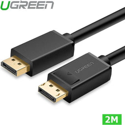 UGREEN - Displayport DP Male naar Displayport Male Kabel - 21,6 Gbit/s - Zwart