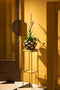 Mica Decorations Royale - Bijzettafel - H55 x Ø40 cm - Metaal - Oranje