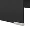 vidaXL - Tv-meubel/monitorverhoger - zwart - 70x30x13 - cm - glas