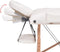 vidaXL - Massagetafel - inklapbaar - 3 - zones - 10 - cm - dik - wit