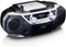 Lenco SCD-720SI - Boombox - DAB+ FM Bluetooth MP3/CD Cassette - Zwart