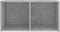 vidaXL - Tv-meubel - 72x35x36,5 - cm - bewerkt - hout - betongrijs