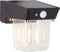 Brilliant Parson - Buiten wandlamp - LED 2W - Solar - 240 lm - 2700K - Sensor - IP44 - Zwart