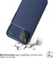 iMoshion Hoesje Geschikt voor iPhone 13 Hoesje Siliconen - iMoshion Carbon Softcase Backcover - Blauw