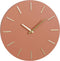 Mica Decorations Brixen - Wandklok - Ø36 cm - Terra