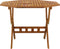 vidaXL - Tuintafel - inklapbaar - 90x75 - cm - massief - acaciahout