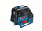 Bosch GCL 25 Professional - Puntlaser - Kruislijnlaser en vijfpuntlaser - IP 54 (1 stuk)