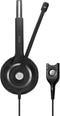 Sennheiser SC 238 - On-Ear Koptelefoon met Microfoon - Draad - Zwart