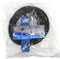 ProPlus CEE 3-weg Stekkerdoos - 20 Meter - 2x Schuko + 1x2-USB - Blauw