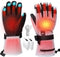 Verwarmde handschoenen voor heren en dames, met batterij van 5500 mAh, 7,4 V, elektrisch, oplaadbaar