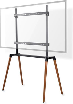 Nedis TVSM7250BK - Vloerstandaard - Geschikt voor 60-75 inch TV's - Houten afwerking