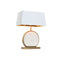 Bureaulamp Home ESPRIT Wit Gouden 50 W 220 V