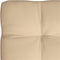 vidaXL - Palletkussens - 5 - st - stof - beige