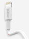 Dudao - USB naar Lighting Geschikt voor iPhone oplader - 3A Fast charge oplaadkabel - Datakabel - 1 Meter - Wit