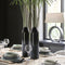 Riviera Maison Glazen Vaas - RM Bella Tola Vase - Zwart