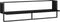 vidaXL - Wandschap - met - stang - 100x25x30 - cm - zwart