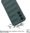 imoshion Hoesje - Geschikt voor Samsung Galaxy S23 FE - EasyGrip Backcover - Donkergroen