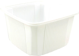 Bak - PP - 500cc - 114x114x58mm - wit - 500 stuks