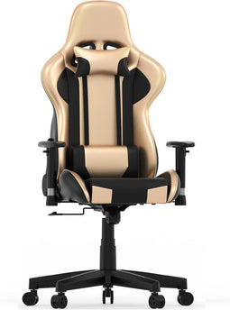 Gamestoel Goldgamer deluxe - bureaustoel - gaming stoel - zwart goud