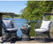 Natal loungeset incl. kussen buitenshuis rotan,grijs.