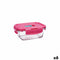 Hermetische Lunchtrommel Luminarc Pure Box Holy Tweekleurig Glas 380 ml (6 Stuks)