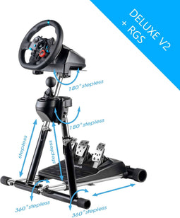 Wheel Stand Pro Deluxe V2 - Logitech G29/G920/G27/G25 - RGS houder - Zwart