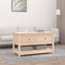 vidaXL - Salontafel - 102x49x55 - cm - massief - grenenhout
